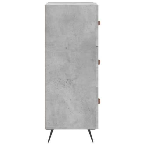 Komoda siva boja betona 34,5x34x90 cm od konstruiranog drva - Beton siva 1 Cijena