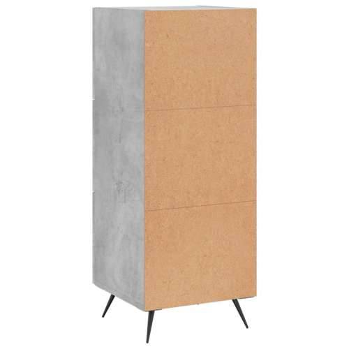 Komoda siva boja betona 34,5x34x90 cm od konstruiranog drva - Beton siva 1 Cijena