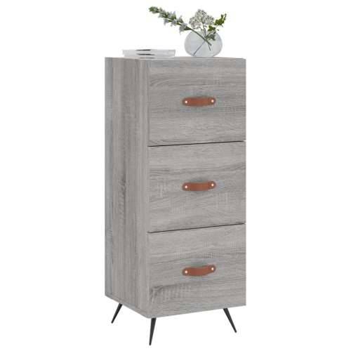 Komoda boja hrasta sonome 34,5x34x90 cm od konstruiranog drva - Sivi hrast sonoma 1 Cijena