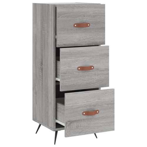 Komoda boja hrasta sonome 34,5x34x90 cm od konstruiranog drva - Sivi hrast sonoma 1 Cijena