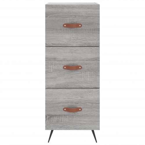 Komoda boja hrasta sonome 34,5x34x90 cm od konstruiranog drva - Sivi hrast sonoma 1 Cijena