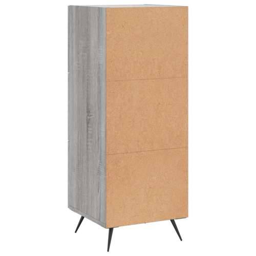 Komoda boja hrasta sonome 34,5x34x90 cm od konstruiranog drva - Sivi hrast sonoma 1 Cijena