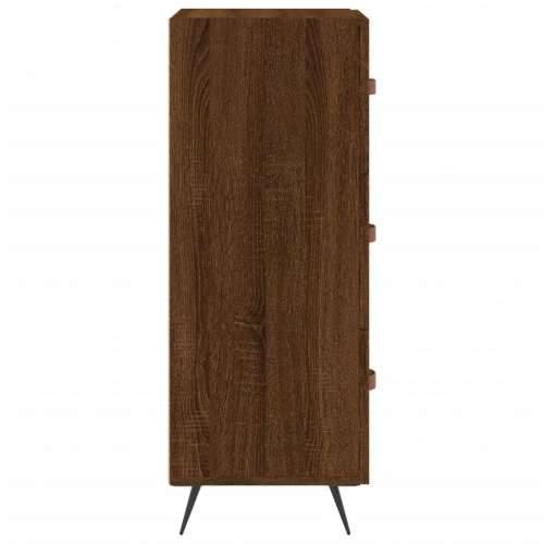 Komoda boja smeđeg hrasta 34,5 x 34 x 90 cm konstruirano drvo - Smeđi hrast 1 Cijena