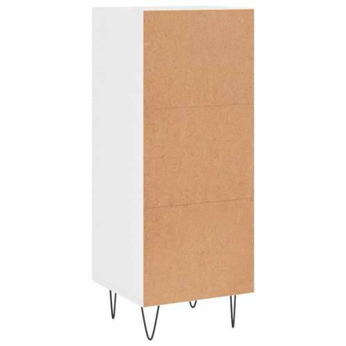 Komoda sjajna bijela 34,5 x 34 x 90 cm od konstruiranog drva Cijena