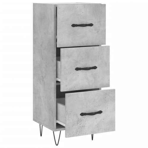 Komoda siva boja betona 34,5x34x90 cm od konstruiranog drva Beton siva 1 Cijena