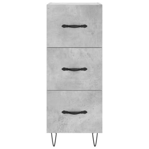 Komoda siva boja betona 34,5x34x90 cm od konstruiranog drva Beton siva 1 Cijena