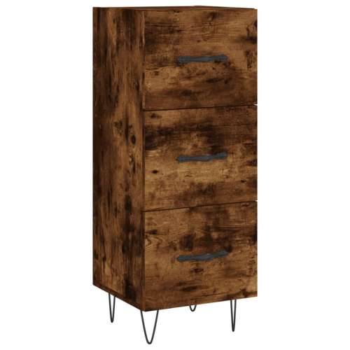 Komoda boja dimljenog hrasta 34,5x34x90 cm konstruirano drvo - Dimljeni hrast 1 Cijena