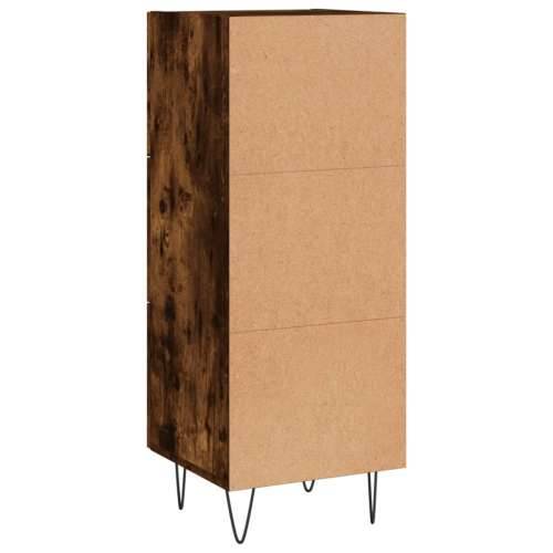 Komoda boja dimljenog hrasta 34,5x34x90 cm konstruirano drvo - Dimljeni hrast 1 Cijena