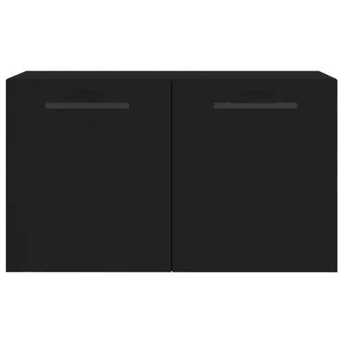 Zidni ormarić crni 60 x 36,5 x 35 cm od konstruiranog drva - Crna 60 x 36.5 x 35 cm 1 Cijena
