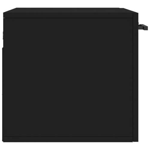 Zidni ormarić crni 60 x 36,5 x 35 cm od konstruiranog drva - Crna 60 x 36.5 x 35 cm 1 Cijena