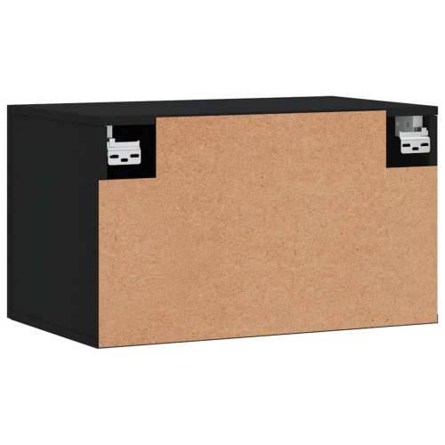 Zidni ormarić crni 60 x 36,5 x 35 cm od konstruiranog drva - Crna 60 x 36.5 x 35 cm 1 Cijena