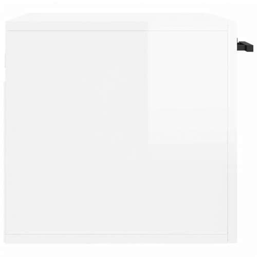 Zidni ormarić visoki sjaj bijeli 60x36,5x35cm konstruirano drvo - Visoko sjajno bijela 60 x 36.5 x 35 cm 1 Cijena