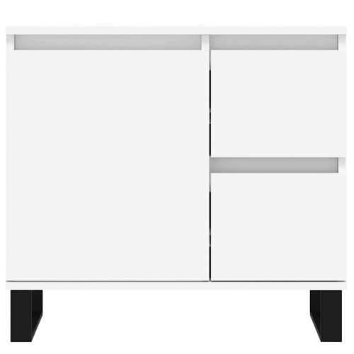 Kupaonski ormarić bijeli 65 x 33 x 60 cm od konstruiranog drva - Bijela 1 Cijena