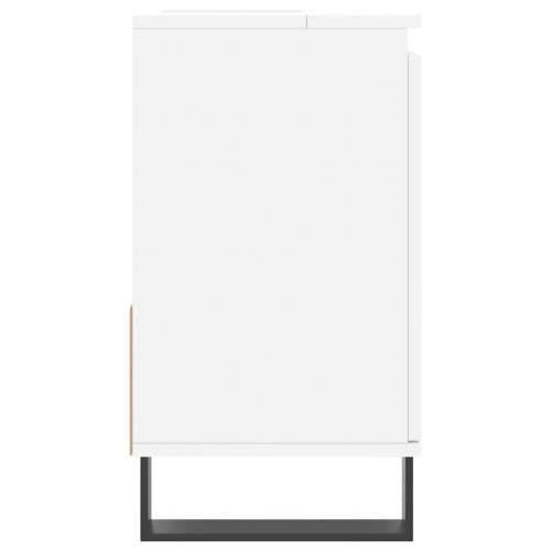 Kupaonski ormarić bijeli 65 x 33 x 60 cm od konstruiranog drva - Bijela 1 Cijena