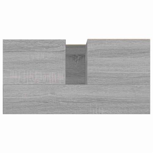 Kupaonski ormarić boja hrasta 65 x 33 x 60 cm konstruirano drvo - Sivi hrast sonoma 1 Cijena