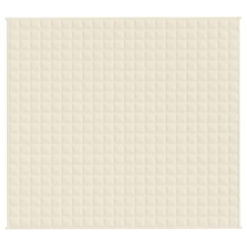 Teška deka svijetla krem 200x225 cm 9 kg od tkanine - Krema 200 x 225 cm 1 9 kg Cijena