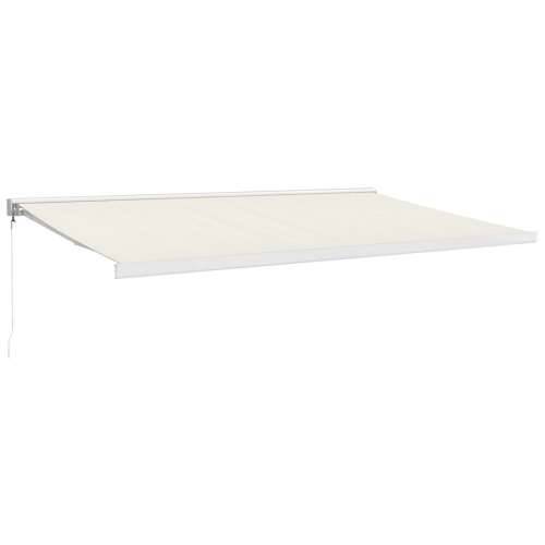 Tenda na uvlačenje krem 5 x 3 m od tkanine i aluminija - Krem (bijeli okvir) 5 x 3 m 1 Cijena