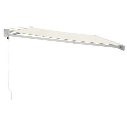 Tenda na uvlačenje krem 5 x 3 m od tkanine i aluminija - Krem (bijeli okvir) 5 x 3 m 1 Cijena