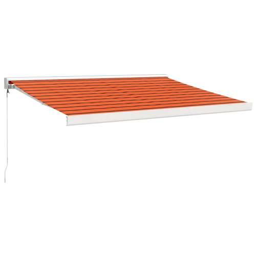 Tenda na uvlačenje narančasto-smeđa 3x2,5 m tkanina i aluminij Cijena