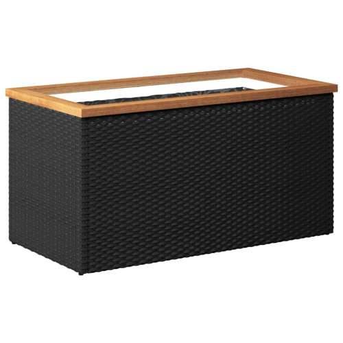 Sadilica crna 80 x 40 x 40 cm od poliratana - 80 x 40 x 40 cm 1 Cijena
