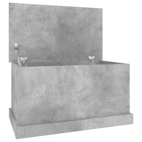 Kutija za pohranu boja betona 70 x 40 x 38 cm konstruirano drvo Cijena