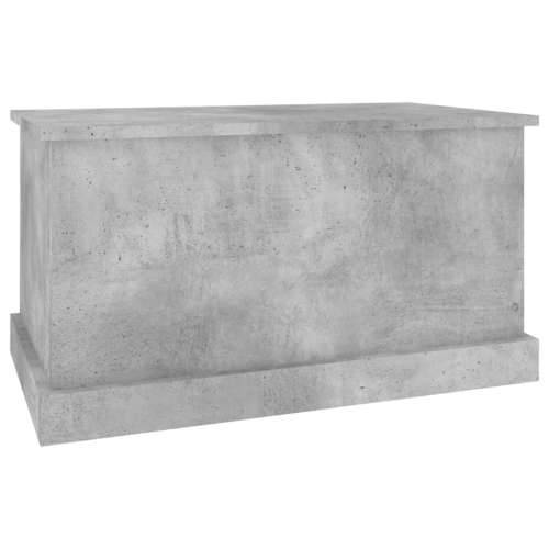 Kutija za pohranu boja betona 70 x 40 x 38 cm konstruirano drvo Cijena