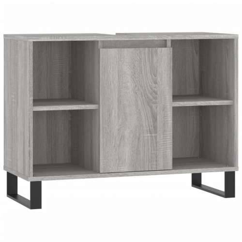 Kupaonski ormarić siva boja hrasta 80 x 33 x 60 cm drveni - Sivi hrast sonoma 1 Cijena