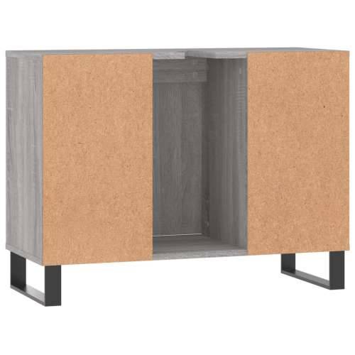 Kupaonski ormarić siva boja hrasta 80 x 33 x 60 cm drveni - Sivi hrast sonoma 1 Cijena