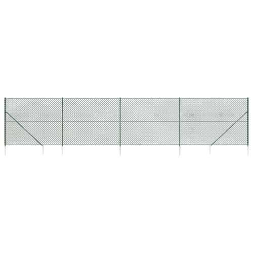 Žičana ograda sa šiljastim držačima zelena 2 x 10 m Cijena