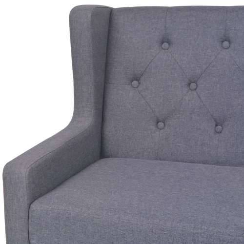 Fotelja od tkanine siva Cijena