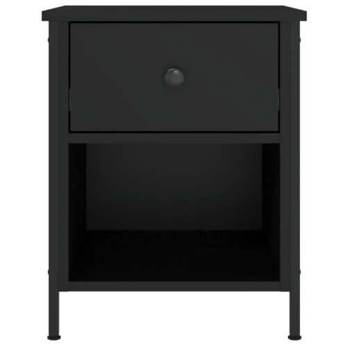 Noćni ormarići 2 kom crni 40 x 42 x 50 cm od konstruiranog drva - Crna 2 Cijena