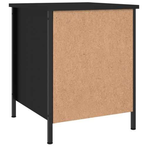Noćni ormarići 2 kom crni 40 x 42 x 50 cm od konstruiranog drva - Crna 2 Cijena
