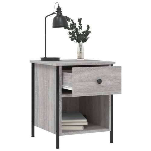 Noćni ormarići 2 kom boja hrasta 40x42x50 cm konstruirano drvo - Sivi hrast sonoma 2 Cijena