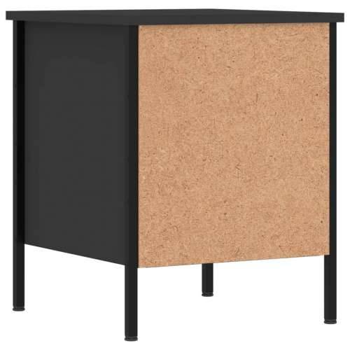 Noćni ormarići 2 kom crni 40 x 42 x 50 cm od konstruiranog drva - Crna 2 Cijena