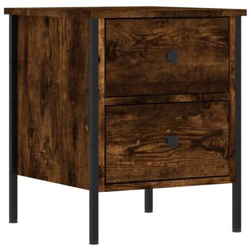 Noćni ormarići 2 kom boja hrasta 40x42x50 cm konstruirano drvo - Dimljeni hrast 2 Cijena