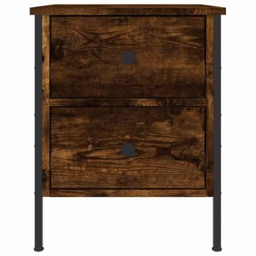 Noćni ormarići 2 kom boja hrasta 40x42x50 cm konstruirano drvo - Dimljeni hrast 2 Cijena