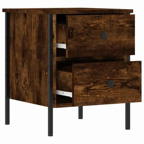 Noćni ormarići 2 kom boja hrasta 40x42x50 cm konstruirano drvo - Dimljeni hrast 2 Cijena