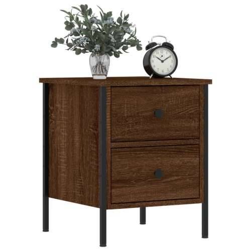 Noćni ormarići 2 kom boja hrasta 40x42x50 cm konstruirano drvo - Smeđi hrast 2 Cijena