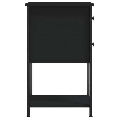 Noćni ormarići 2 kom crni 32 x 42 x 70 cm konstruirano drvo - Crna 2 Cijena