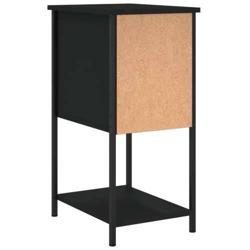 Noćni ormarići 2 kom crni 32 x 42 x 70 cm konstruirano drvo - Crna 2 Cijena