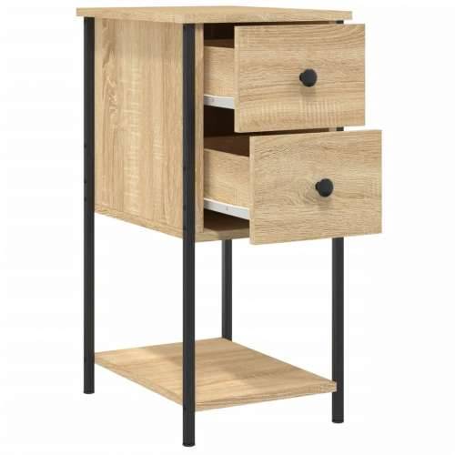 Noćni ormarići 2 kom boja hrasta 32x42x70 cm konstruirano drvo - sonoma hrast 2 Cijena