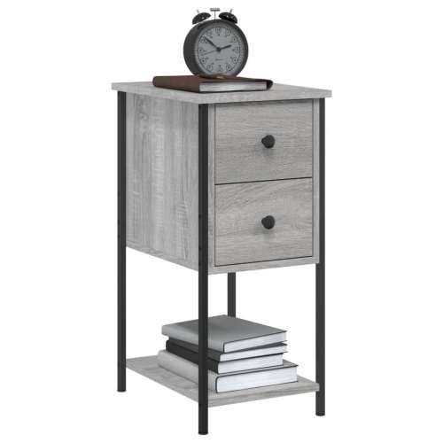 Noćni ormarići 2 kom boja hrasta 32x42x70 cm konstruirano drvo - Sivi hrast sonoma 2 Cijena