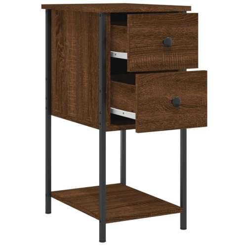 Noćni ormarići 2 kom boja hrasta 32x42x70 cm konstruirano drvo - Smeđi hrast 2 Cijena