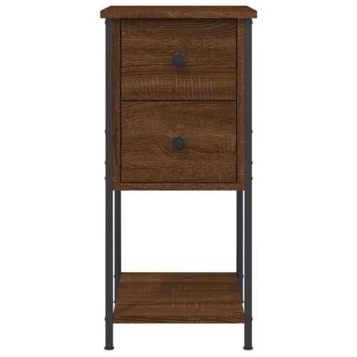 Noćni ormarići 2 kom boja hrasta 32x42x70 cm konstruirano drvo - Smeđi hrast 2 Cijena
