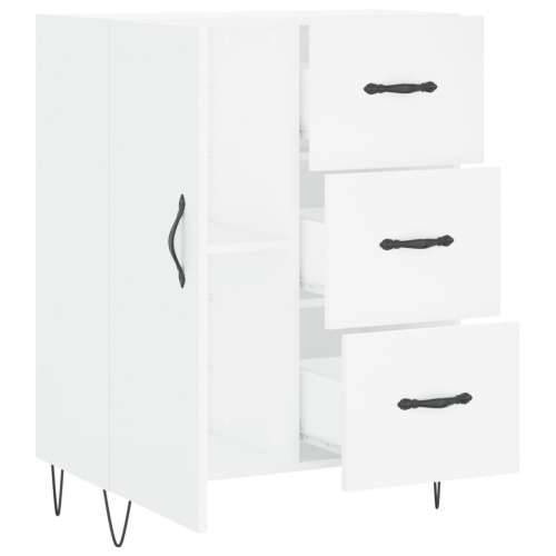Komoda bijela 69,5x34x90 cm od konstruiranog drva Bijela 1 Cijena