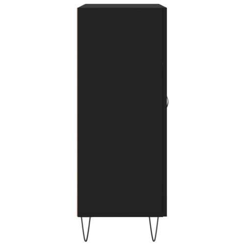 Komoda crna 69,5 x 34 x 90 cm od konstruiranog drva - Crna 1 Cijena