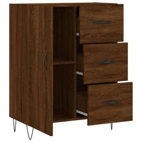 Komoda boja smeđeg hrasta 69,5x34x90 cm od konstruiranog drva - Smeđi hrast 1 Cijena