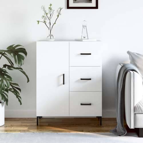 Komoda bijela 69,5x34x90 cm od konstruiranog drva Bijela 1 Cijena