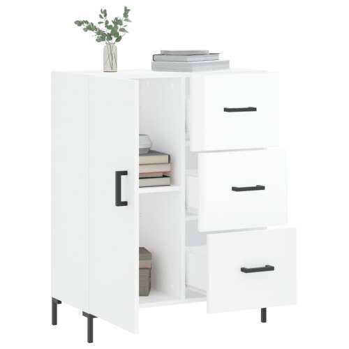 Komoda sjajna bijela 69,5x34x90 cm od konstruiranog drva - Visoko sjajno bijela 1 Cijena