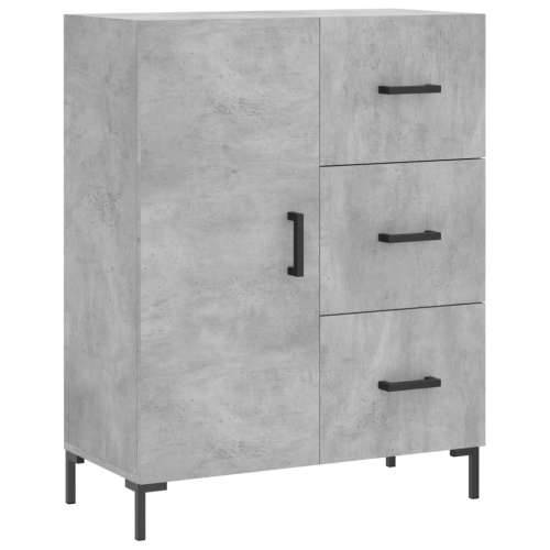 Komoda siva boja betona 69,5x34x90 cm od konstruiranog drva - Beton siva 1 Cijena